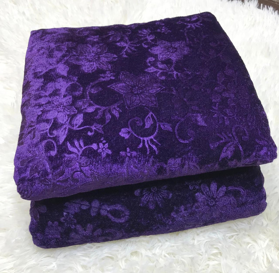KOREAN VELVET 2PC KV-10 ( Purple )