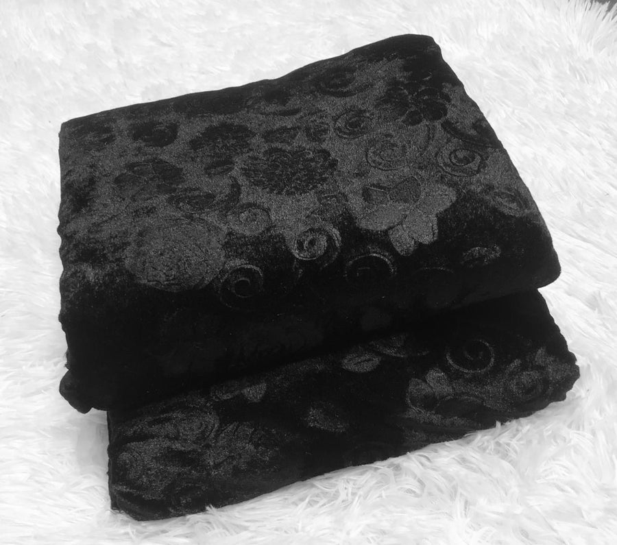 KOREAN VELVET 2PC KV-05 ( Black )