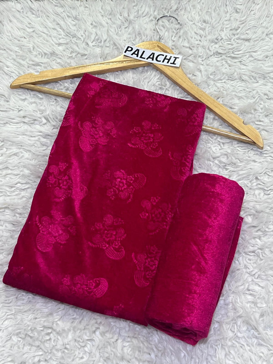 KOREAN VELVET 2PC KV-07 ( Pink )