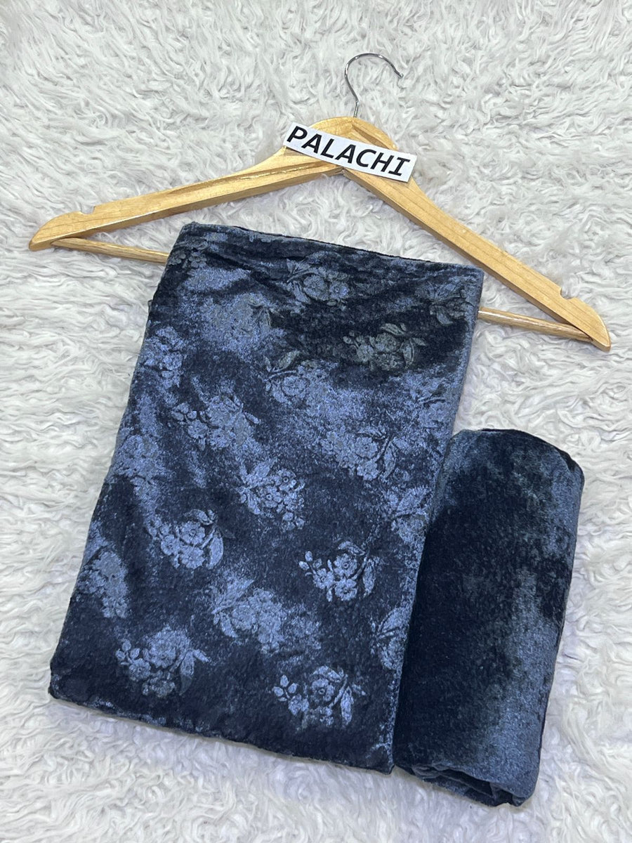 KOREAN VELVET 2PC KV-08 ( Gray )