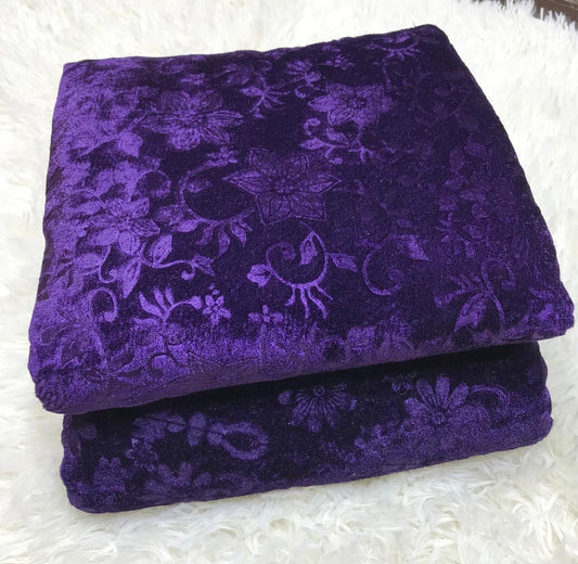 KOREAN VELVET 2PC KV-10 ( Purple )