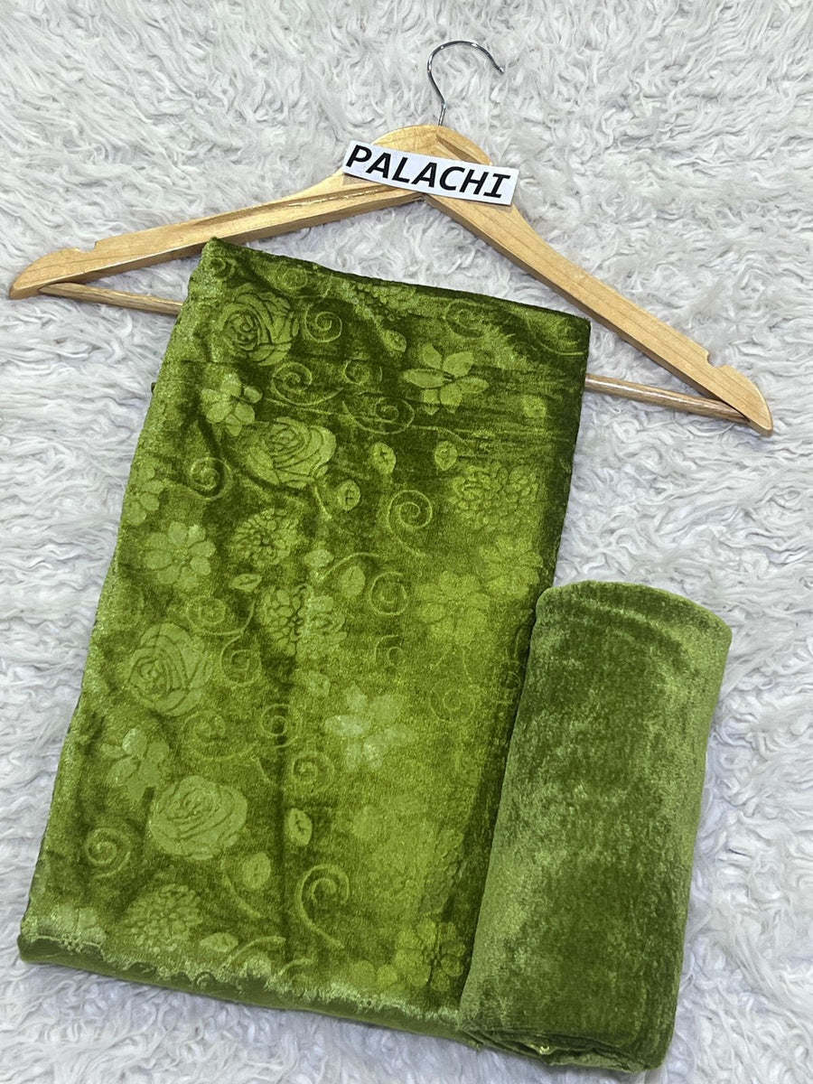 KOREAN VELVET 2PC KV-11 ( Green )